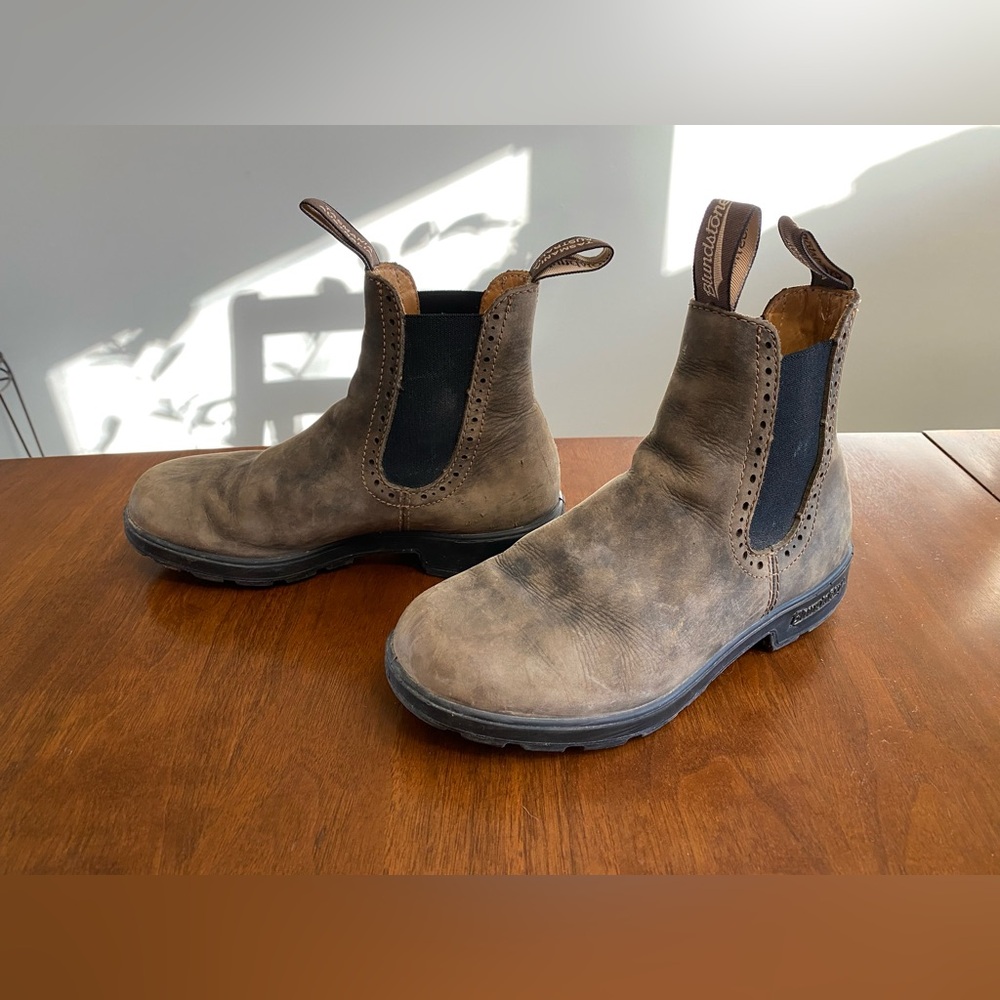 Brown Blundstone Boots